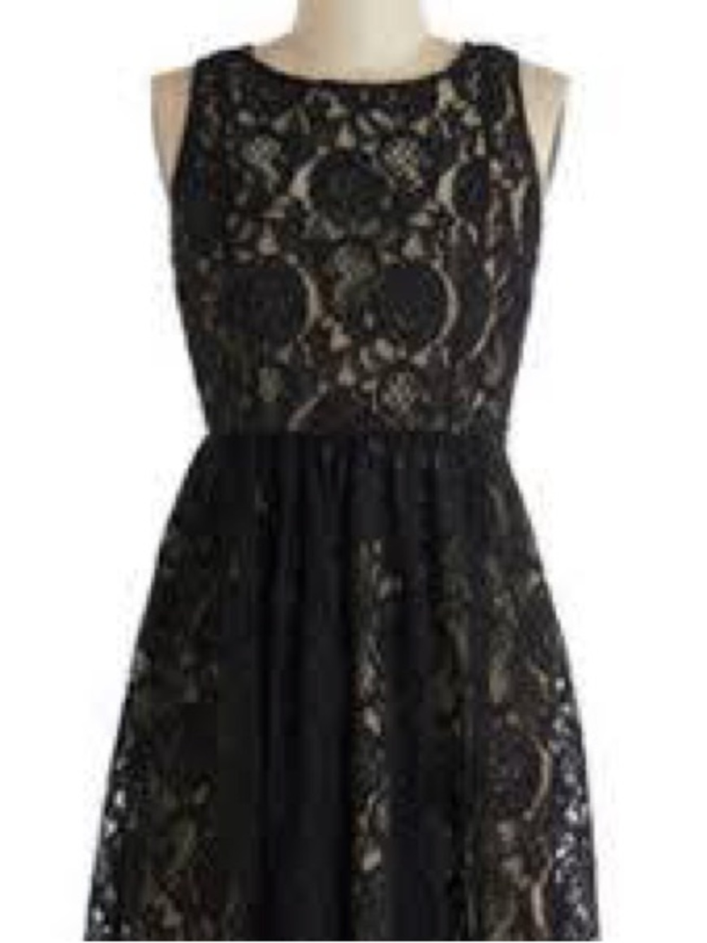 Plenty by Tracy Reese Black Lace Sleeveless Cocktail Dress